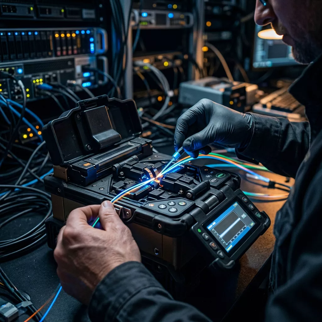 Fusión de Fibra Óptica